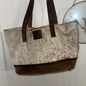 Sts ranchwear cowhide tote
